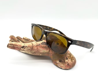 Gafas de sol graduadas Ray-Ban Wayfarer RB2132 vintage en carey