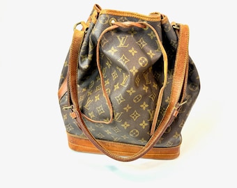 Authentic Vintage Louis Vuitton Noé Classic Monogram Bucket Bag – Large Model