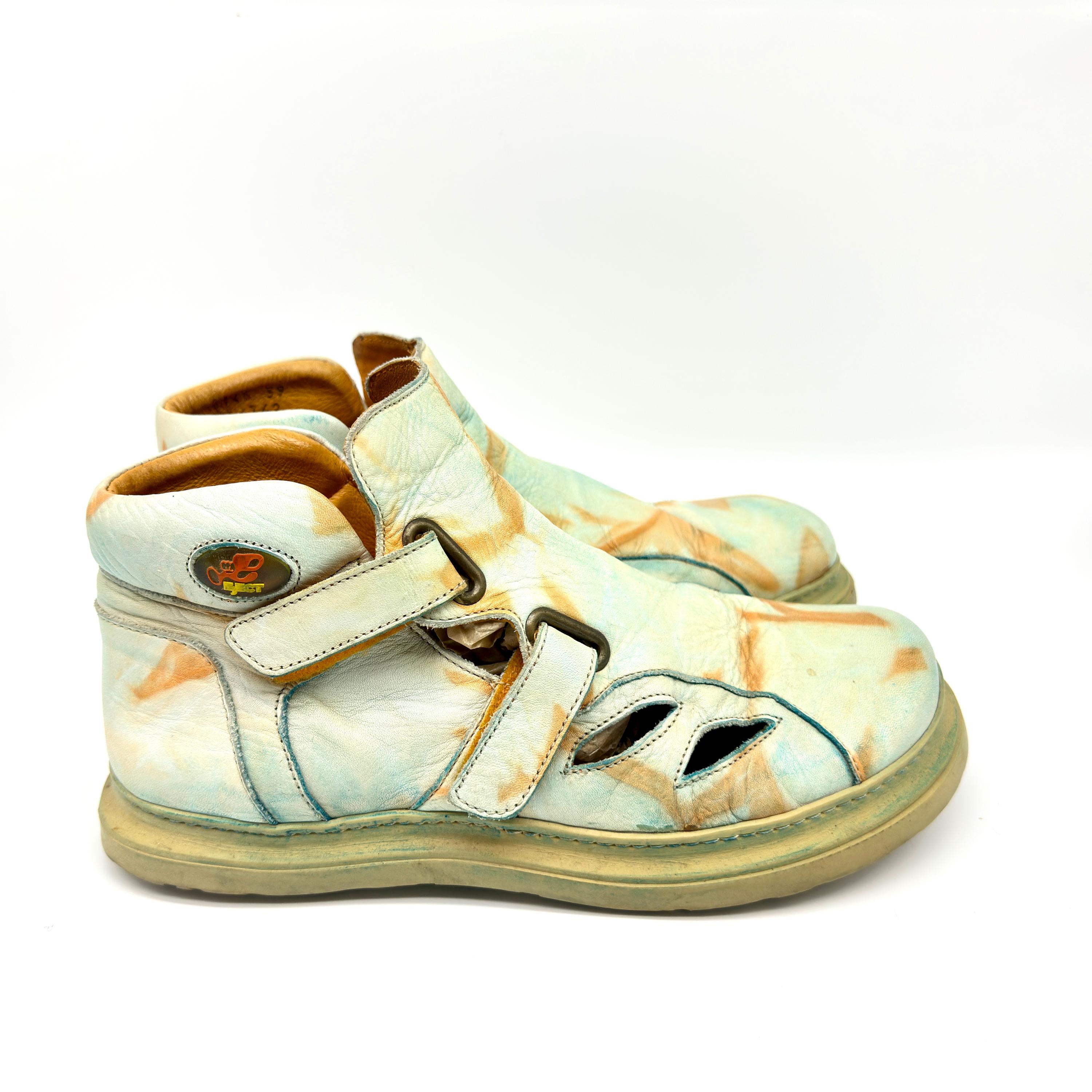 靴 vintage archive square toe velcro shoes 靴 vintage archive square toe velcro shoes vintage archive