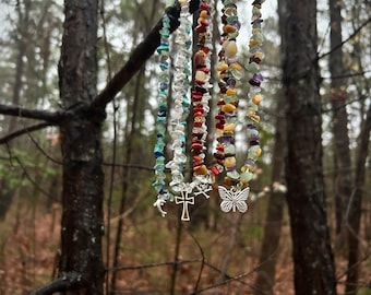 Crystal Chip Necklace
