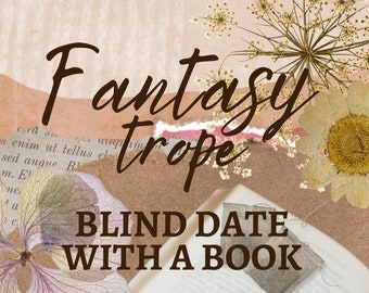 Fantasy Blind Date mit einem Buch, kuratiert, wählen Sie Ihren Trope, wählen Sie Genrebücher, Romantasy Romance Bookish Book Liebhaber Geschenkbox, Überraschungsbuchbox