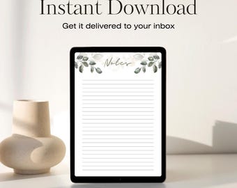 毎日のメモを印刷可能、すぐにダウンロード可能、気まぐれな空白のメモ、印刷可能なメモ