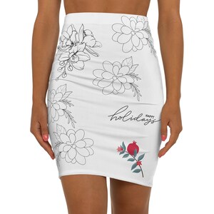 Women&#39;s Mid-Waist Pencil Skirt (AOP)