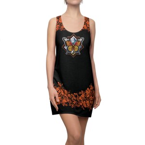 Women&#39;s Cut & Sew Racerback Dress (AOP), Beautiful, stylish  and special women&#39;s dress