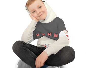 Kids Hoodie | All-Over Print, Soft Cozy Pullover