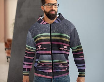 Wirltte Felpa con cappuccio da uomo con zip e cappuccio, patchwork, in pile, calda giacca invernale con cappuccio, Grigio, S
