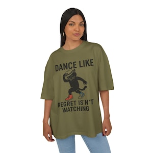 Dancing Tee, Fun Dance Shirt, Music Lover Gift, Unisex Cotton T-shirt, Dance Party Apparel
