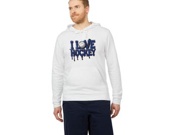 Unisex Fleece Hoodie, Cotton-Blend Sweatshirt
