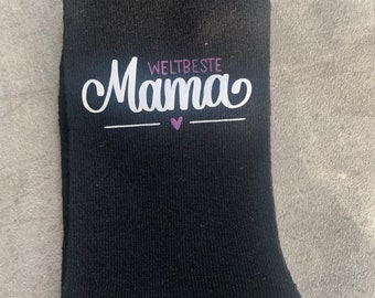 Socks “World’s Best Mom”