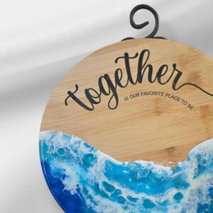 Resin Ocean Wave Charcuterie Board