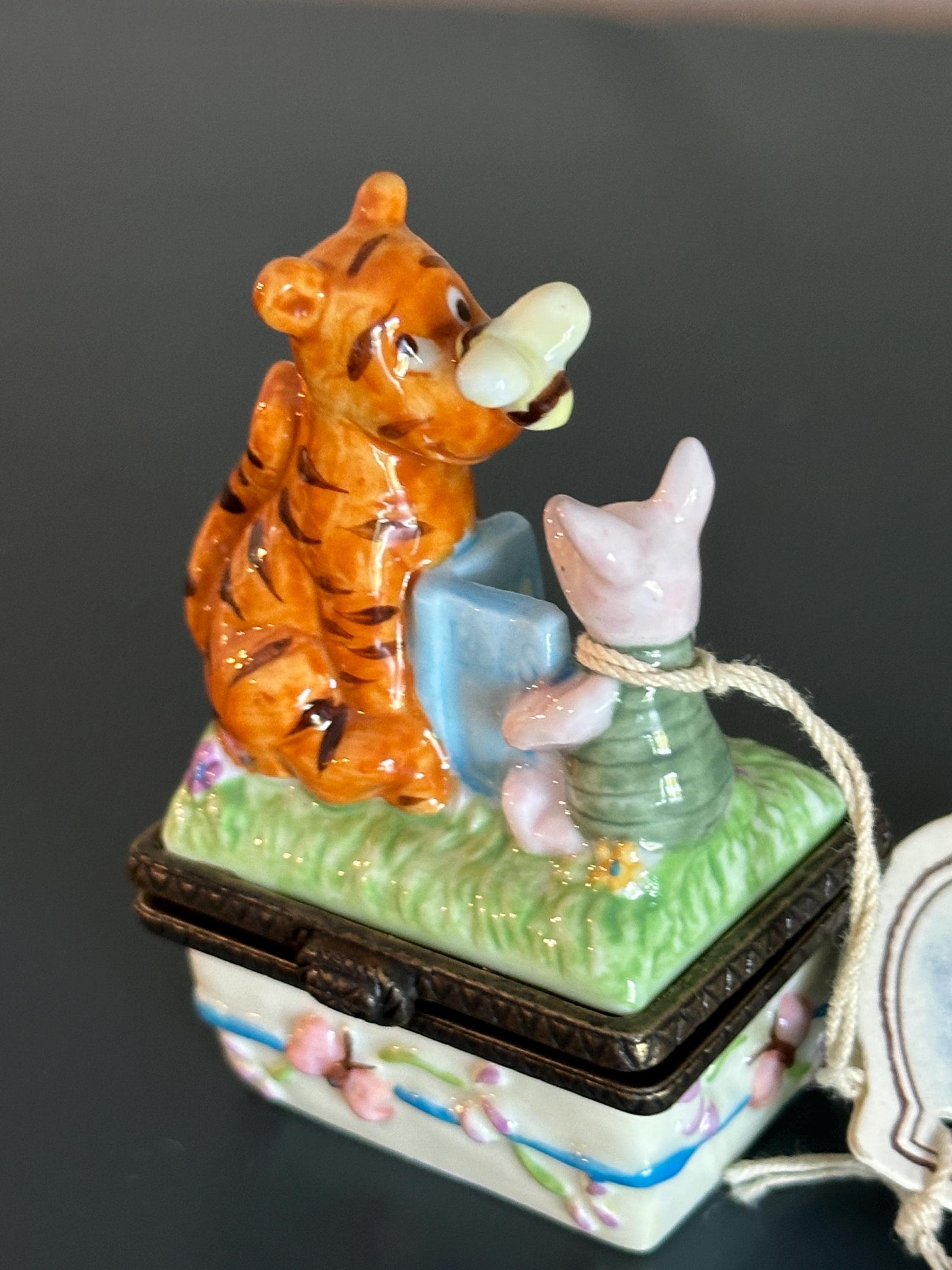 クラシックプー　トリンケットボックス　置物 Disney WINNIE THE POOH Trinket Box July Birthday