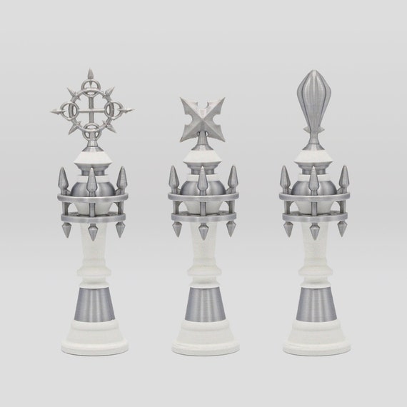 Kingdom Hearts Chess Sea Salt Trio – 3D Printed KH3 Pieces: Roxas