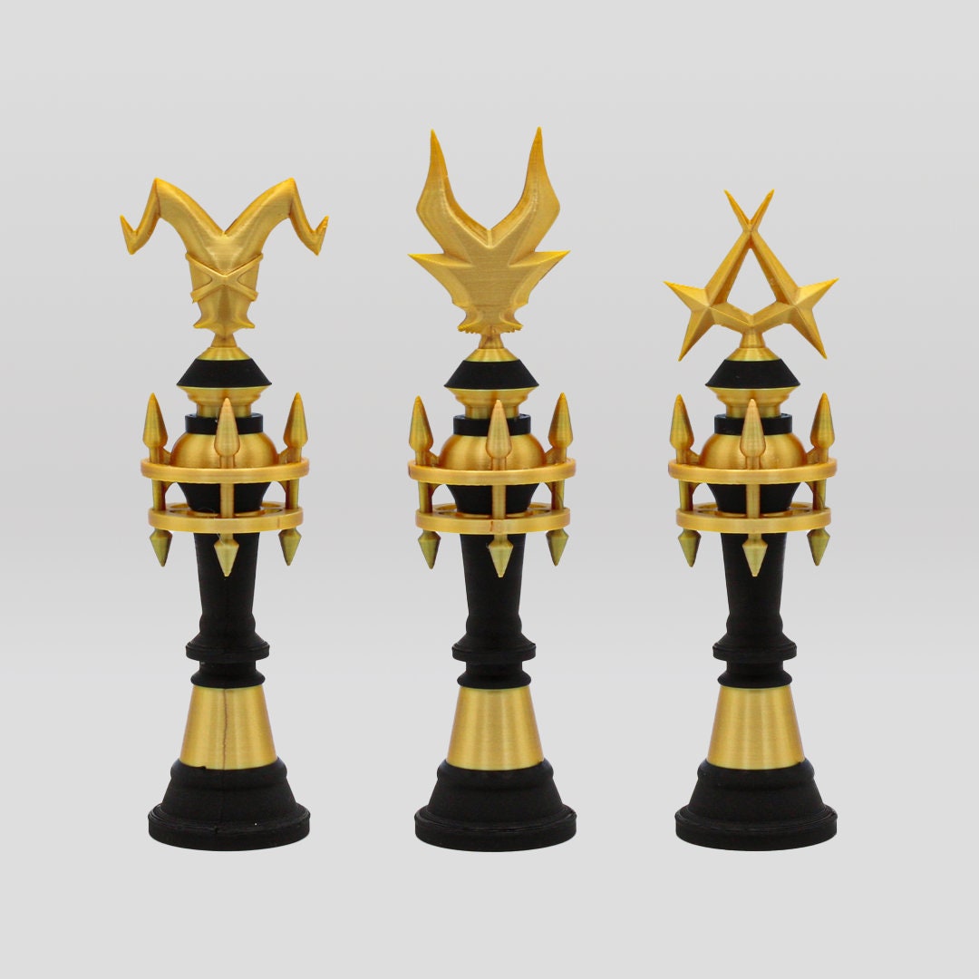 KH3 Chess - Dark Seeker Trio Pieces - Ansem, Xemnas