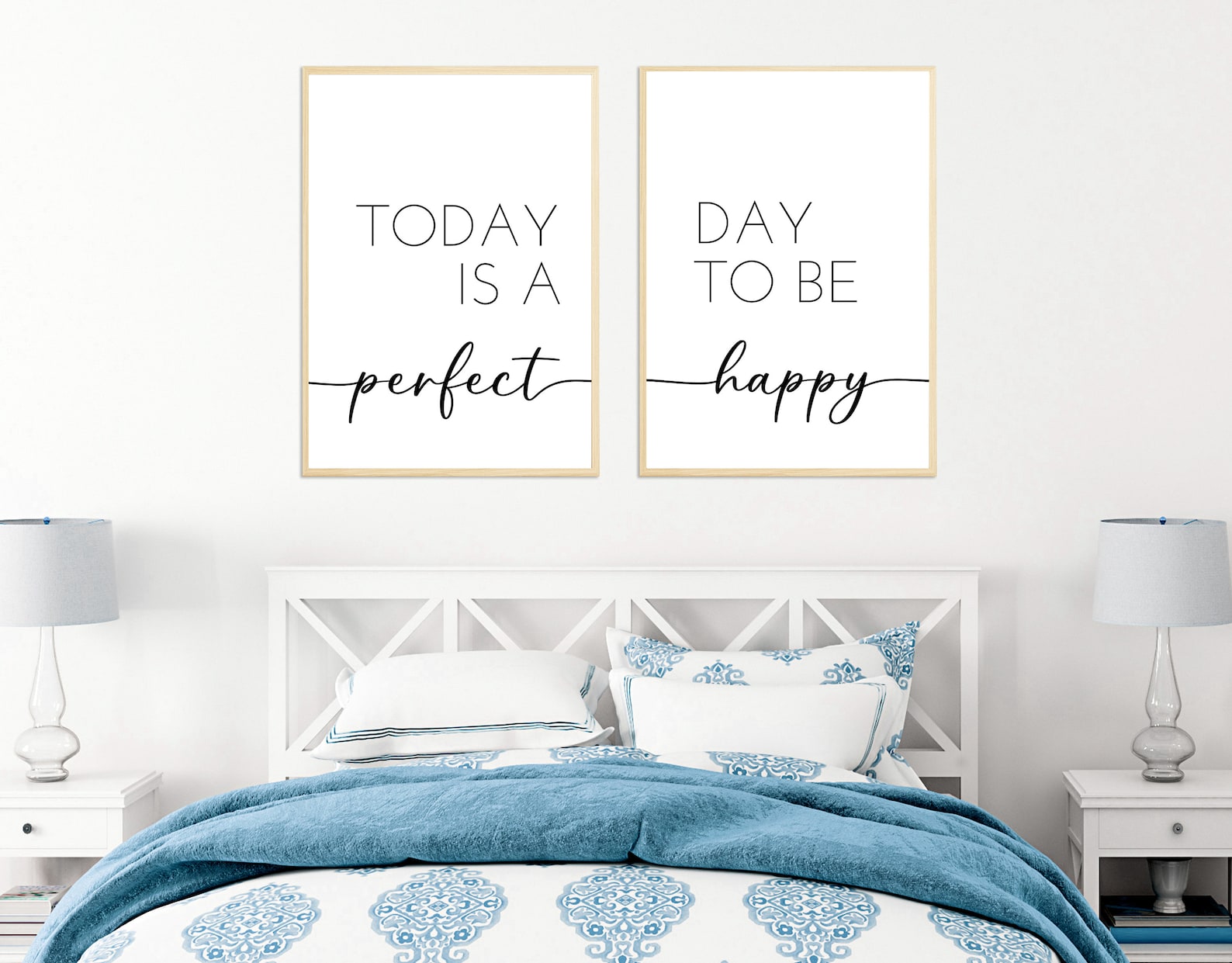 Today is a Perfect Day to Be Happy Printable Quote - Motivational Wall ...
