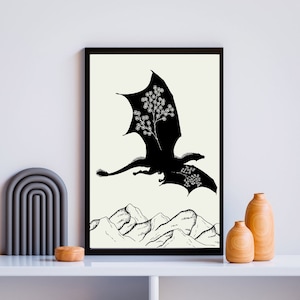 Thron aus Glas inspiriert Abraxos Digital Art Print
