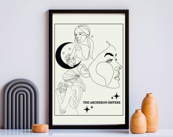 THE ARCHERON SISTERS Digital Art Print