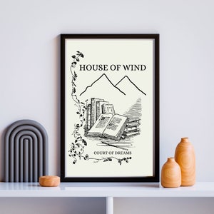 ACOTAR Inspired House of Wind Digital Art Print