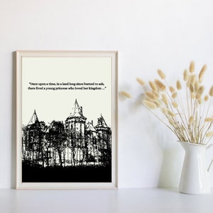 Once Upon A Time Throne of Glass Inspired Art Print