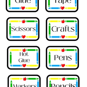 Labels for Kids, Sets of 30, Book Labels for Kids, School Supply Labels,  Personalized 