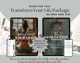 Transform your Life eBook with Master Resell Rights MRR & Private Label Rights PLR - A DFY Digital Product | Self Improvement | Lead Magnet