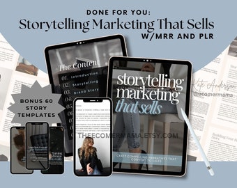 Storytelling Marketing that Sells eBook with Master Resell Rights (MRR) and Private Label Rights (PLR) - A DFY Digital Product
