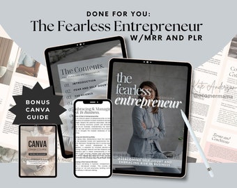 The Fearless Entrepreneur with Master Resell Rights (MRR) and Private Label Rights (PLR): DFY Digital Marketing Guide | Business Mindset