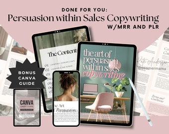 The Art of Persuasion in Sales Copywriting eBook with Master Resell Rights (MRR) and Private Label Rights (PLR) - A DFY Digital Product