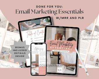 Email Marketing Essentials eBook/Guide with Master Resell Rights (MRR) and Private Label Rights (PLR) - A DFY Digital Marketing Product