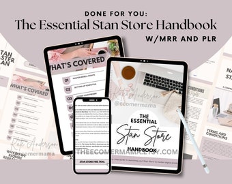 The Essential Stan Store Handbook with Master Resell Right MRR and Private Label Rights PLR - a DFY Digital Marketing Product - Lead Magnet