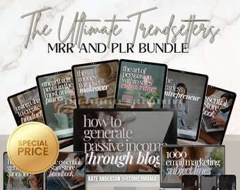 The Trendsetters Digital Marketing Guide Bundle with Master Resell Rights (MRR) and Private Label Rights (PLR) - Trending Digital Topics