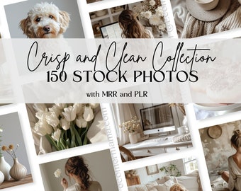 The Crisp and Clean Stock Photo Collection with Master Resell Rights (MRR) and Private Label Rights (PLR) - a dfy Digital Product