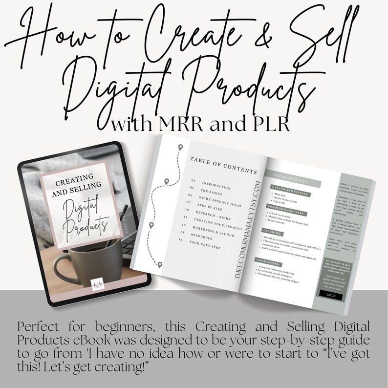 How to Create and Sell Digital Products Guide With Master Resell Rights ...