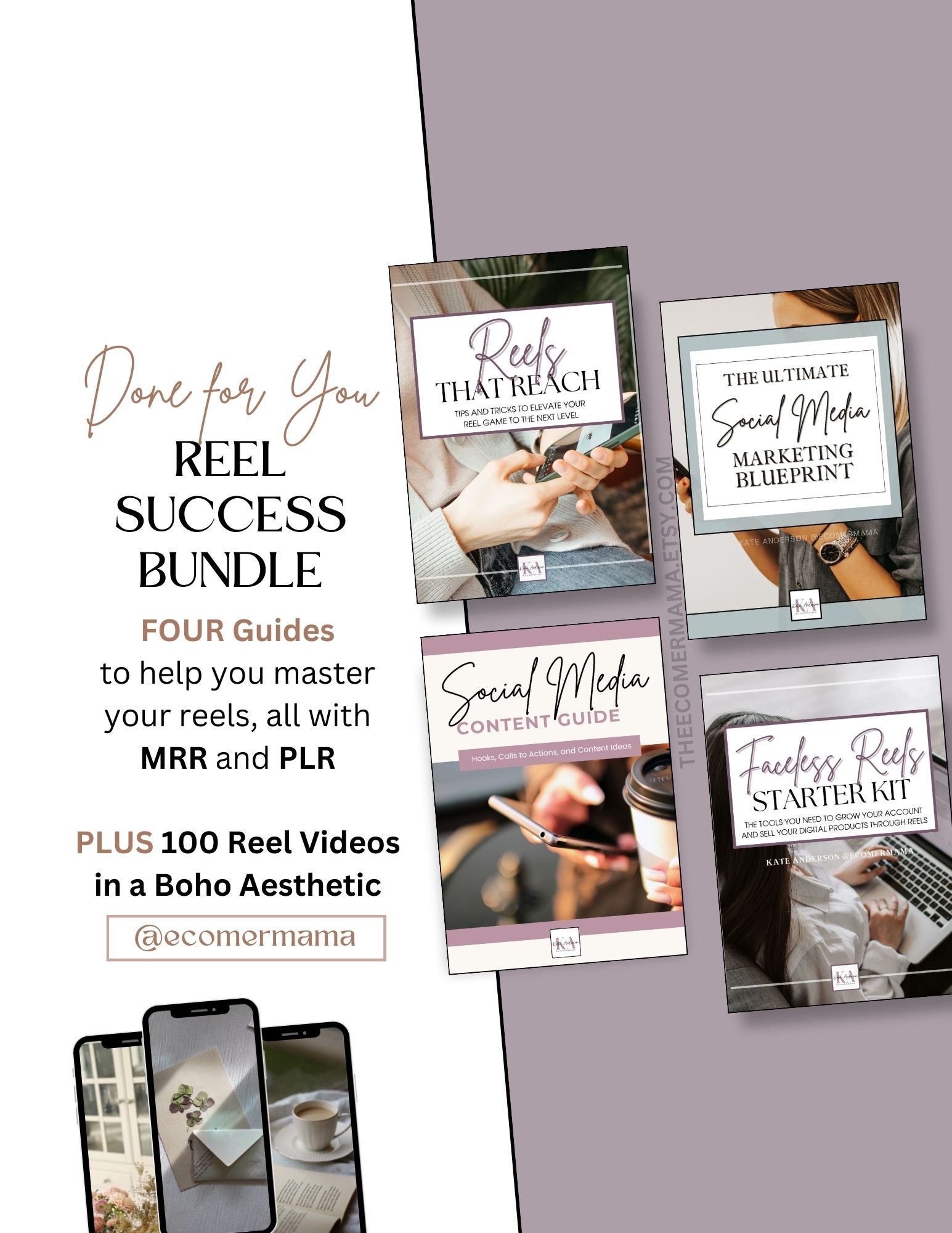 The REEL Success Digital Marketing Bundle: 4 Ebooks W/master Resell ...