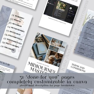 MidJourney Mastery eBook and Tutorial including 21,000+ Prompt Ideas with Master Resell Rights MRR & Private Label Rights PLR Lead Magnet image 4
