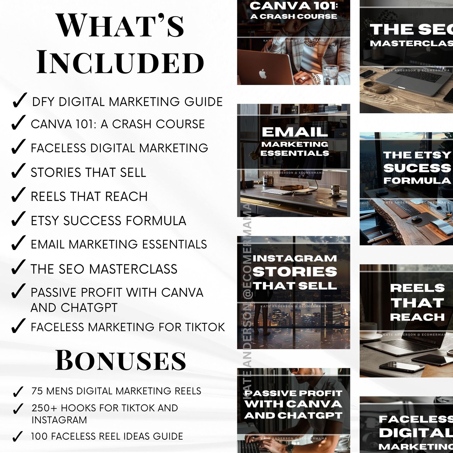 The Men's Edition Digital Marketing Bundle With Master Resell Rights ...