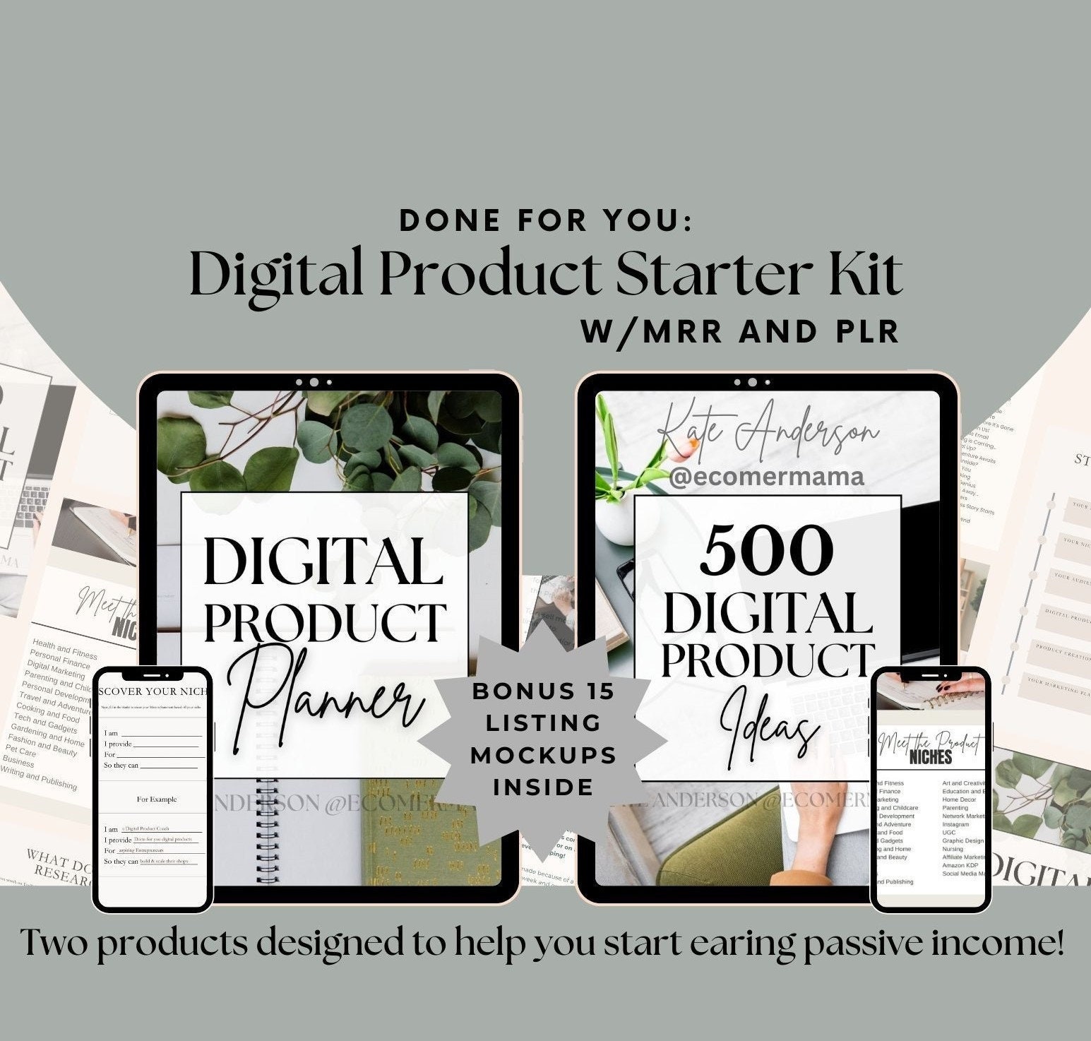 Digital Product Starter Kit and BONUS with Master Resell Rights (MRR) and Private Label Rights (PLR) - A dfy Digital Marketing Product
