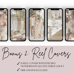 250+ Faceless MOTHERHOOD Reel Videos w/Master Resell Rights (MRR) & Private Label Rights (PLR): Faceless Social Media with and without Hooks image 9