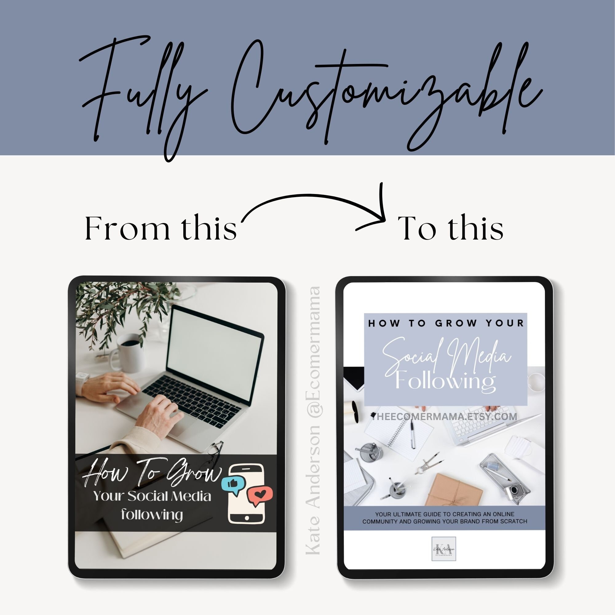 How to Grow Your Social Media Following Ebook With Master Resell Rights ...