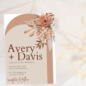 Boho Wedding Invitation