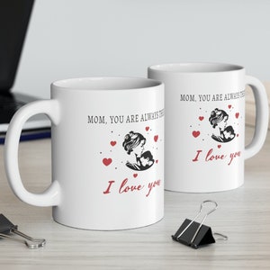 LOVE MOM MUG, I Love Mom Mug, Gift for Mom, Mommy Mug, Mother's Day Mug ...