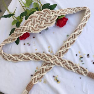 Pagan Ceremony Cord in Earthy Tones | Custom Handfasting Cord - Scottish Wedding