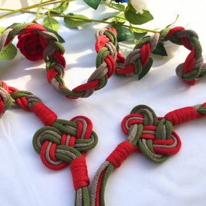 Forever Bound - Bespoke Handfasting Cord, Custom Colors, Natural Cotton Rope, Personalized Celtic Wedding Ceremony