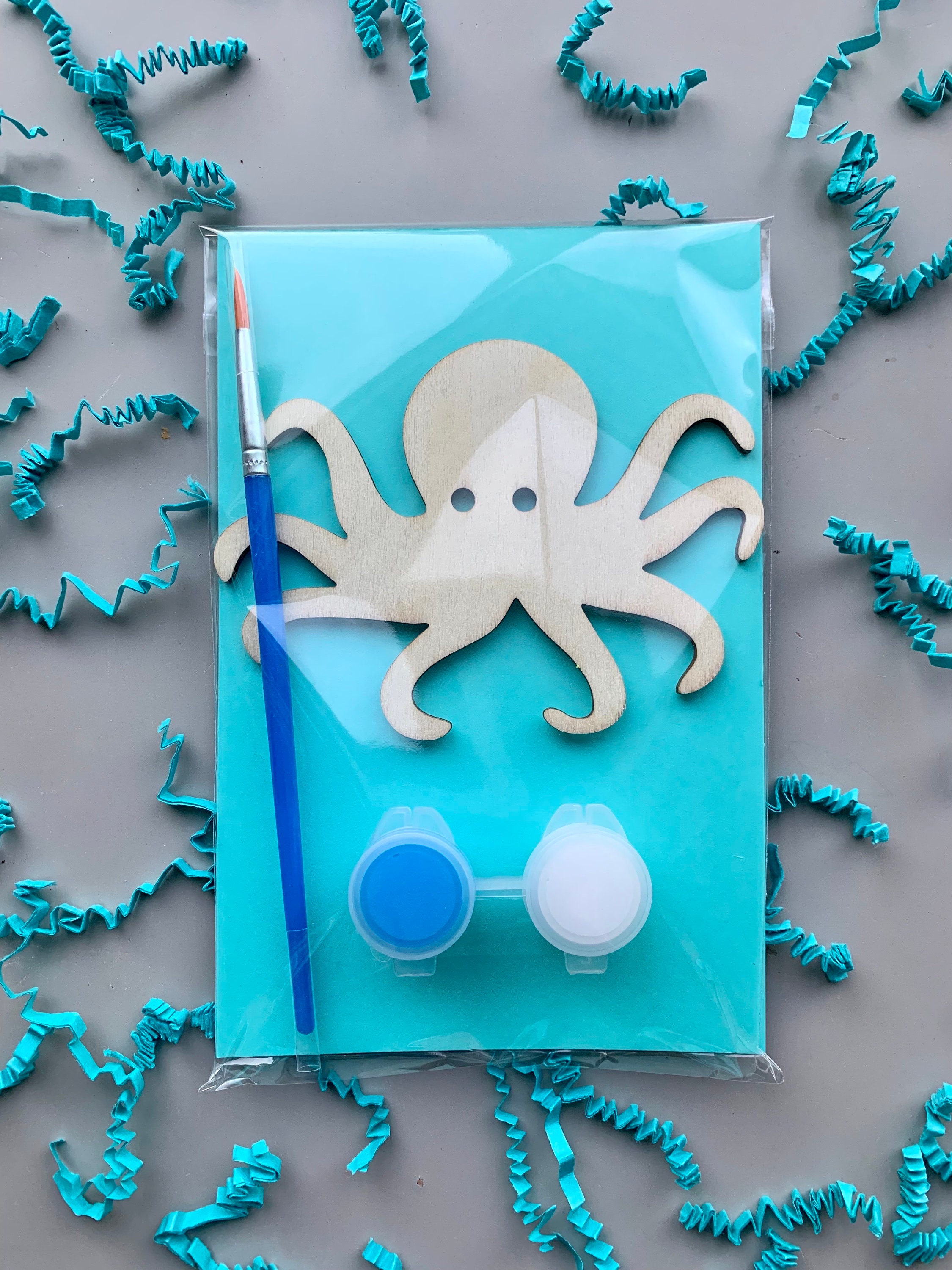 Octopus Party Art Activity Favors