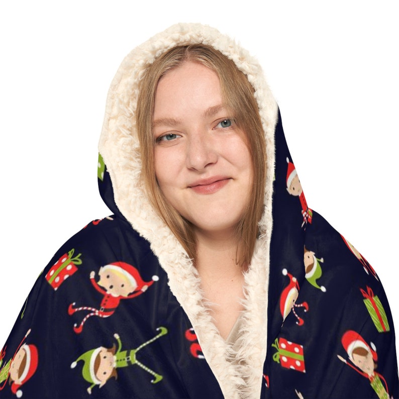 Christmas Snuggle Blanket Holiday Blanket Hoodie Beautiful and