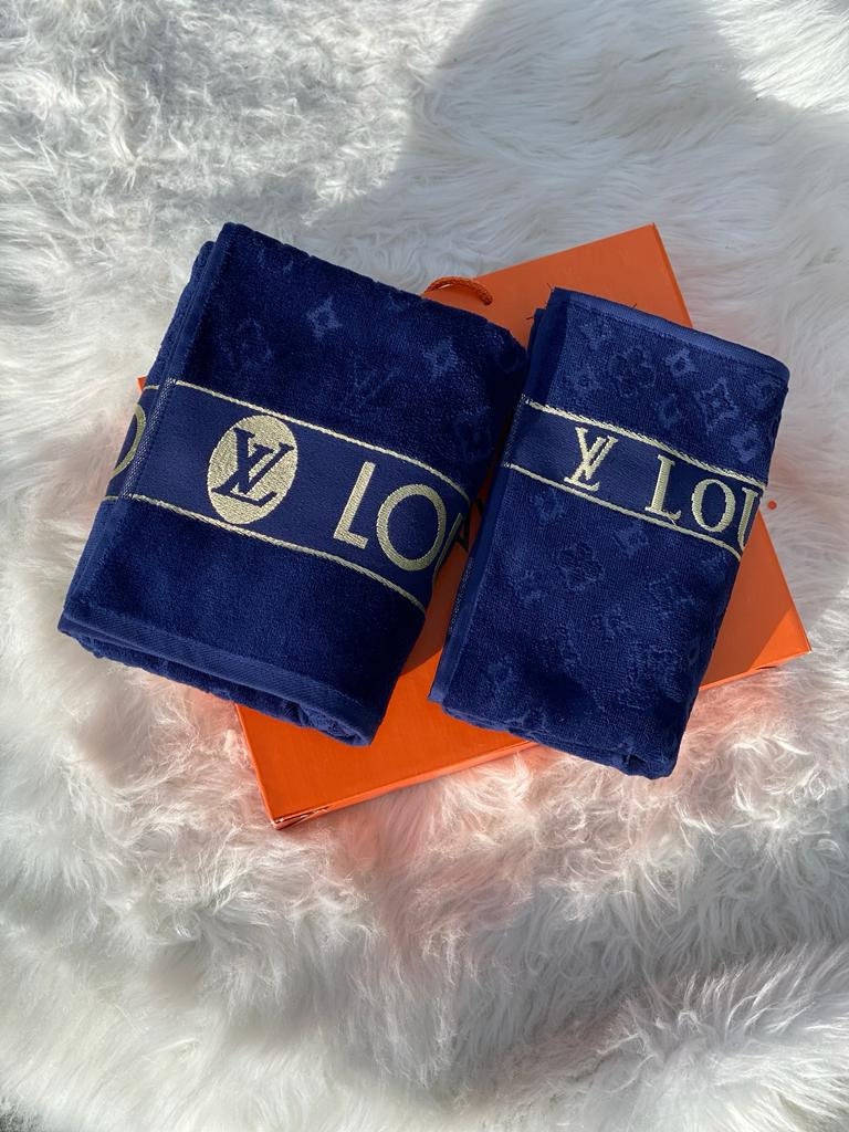 vuitton towel set