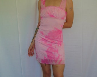 Vintage Taboo Baby Pink Sequin Dress