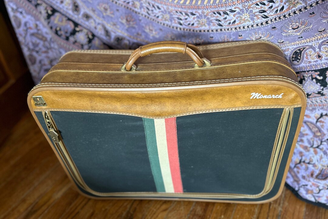 Monarch Vintage Italian Luggage Etsy