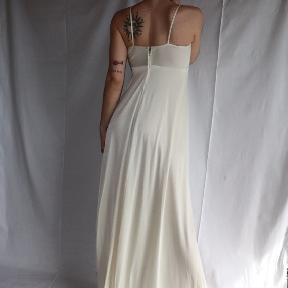 Vintage Silk Satin Slip Dress/ Charmeuse dress/ 1… - image 3