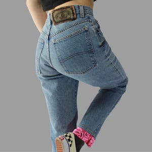 90s〜 ARMANI JEANS archive y2k 短丈 変形 希少 Vintage Armani Jeans Denim Pants Metal Logo Straight y2k 90s