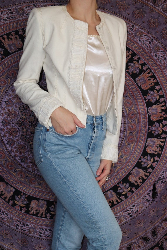 Tahari linen clearance blazer